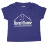Born at Home Baby Purple T-shirt